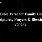 Bible Verse for Family Blessing
