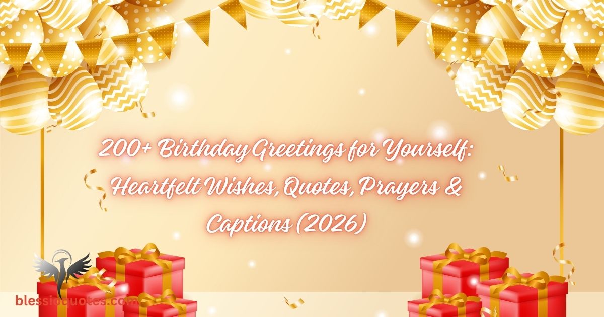 Birthday Greetings for Yourself