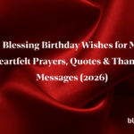 Blessing Birthday Wishes for Myself