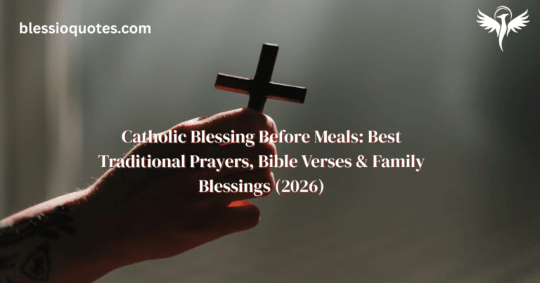 Catholic Blessing Before Meals