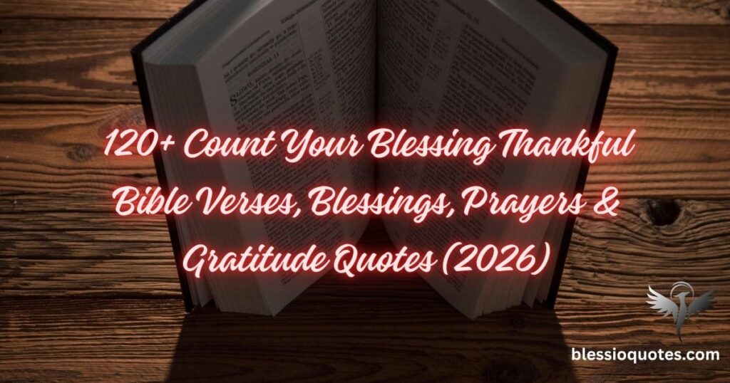 Count Your Blessing Thankful Bible Verses