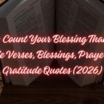 Count Your Blessing Thankful Bible Verses