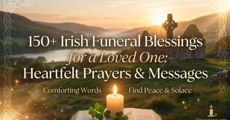 Irish Funeral Blessings for a Loved One