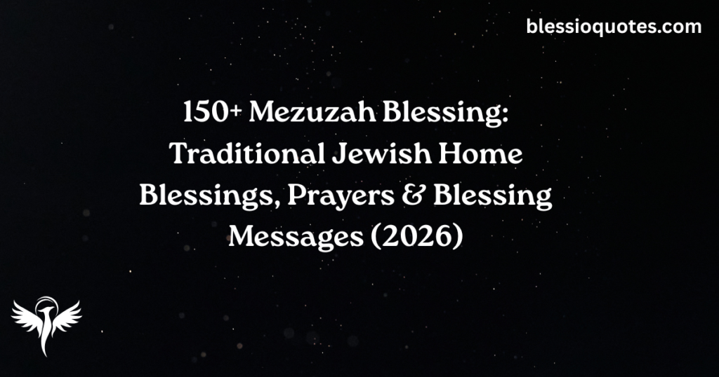 Mezuzah Blessing