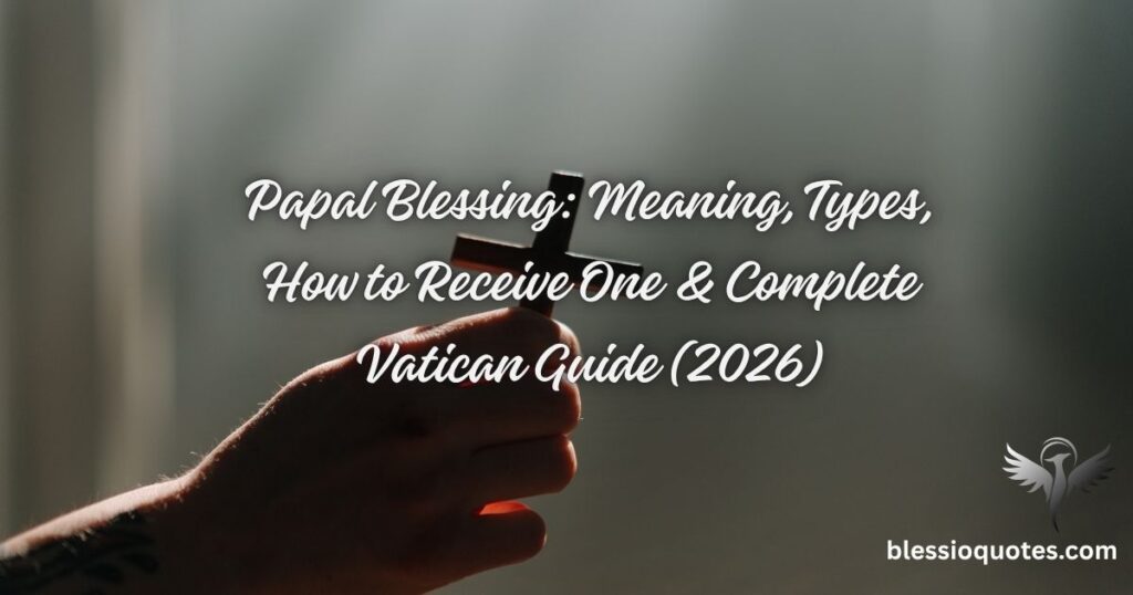 Papal Blessing