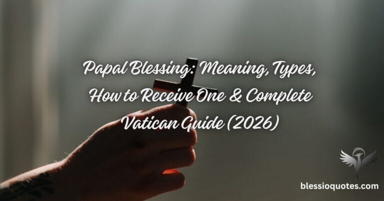 Papal Blessing