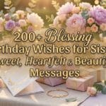 Blessing Birthday Wishes for Sister