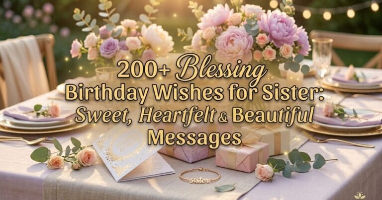 Blessing Birthday Wishes for Sister