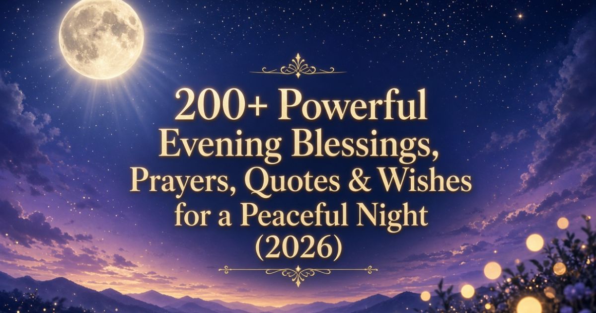 Evening Blessings