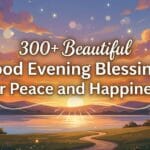 Good Evening Blessings for Peace and Happiness