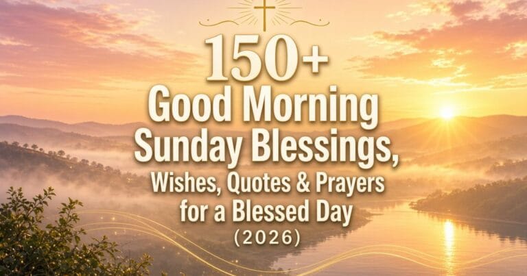 Good Morning Sunday Blessings,