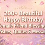 Happy Birthday Female Friend Blessings