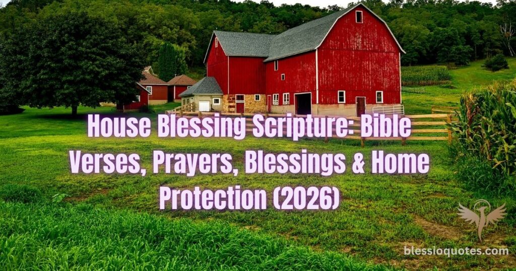 House Blessing Scripture