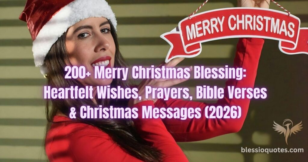 Merry Christmas Blessing