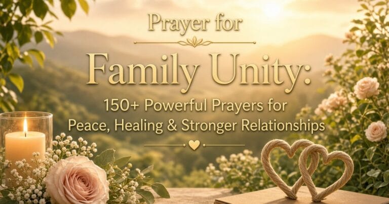 Prayer for Family Unity