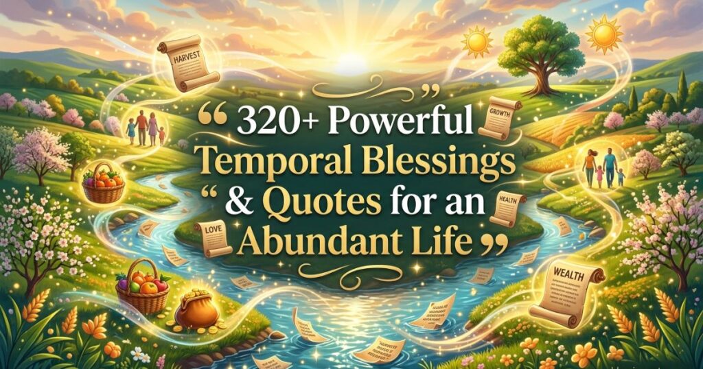 Powerful Temporal Blessings