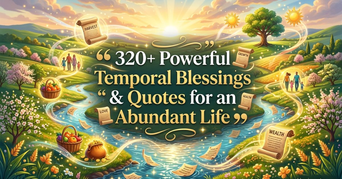 Powerful Temporal Blessings