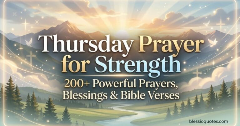 Thursday Prayer for Strength