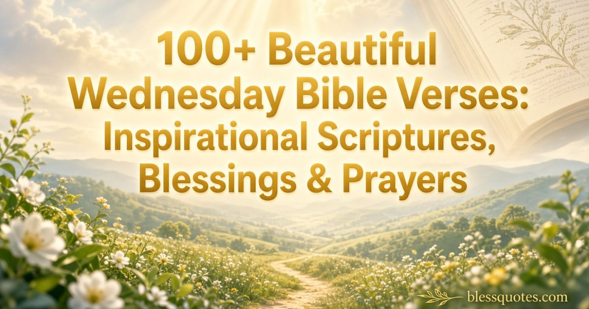 Wednesday Bible Verses
