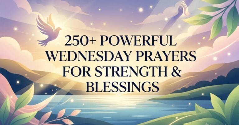 Wednesday Prayers for Strength and Blessings 