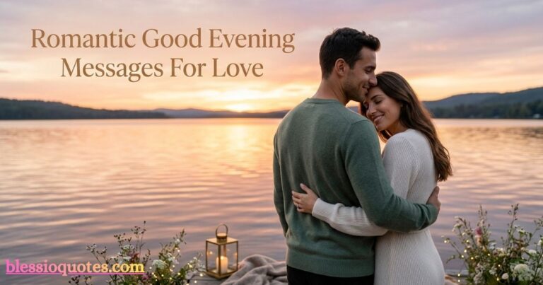 Romantic Good Evening Messages For Love
