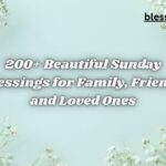 Beautiful Sunday Blessings
