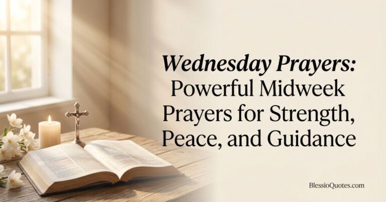 Wednesday Prayers