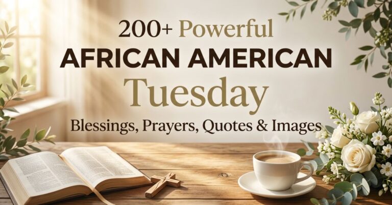 African American Tuesday Blessings
