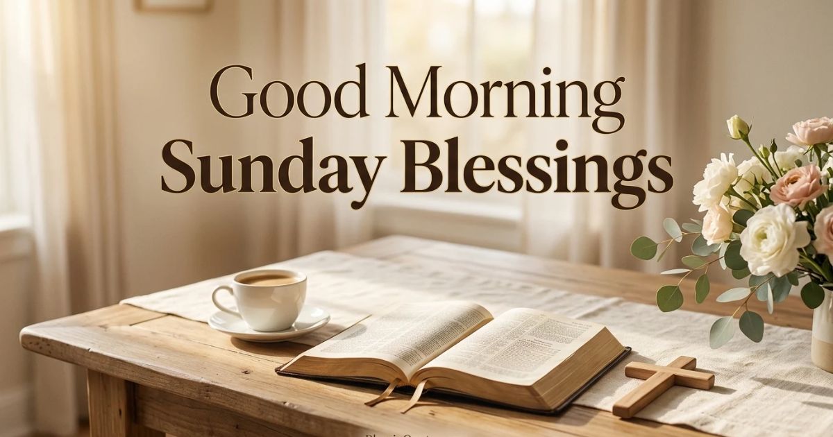 Good Morning Sunday Blessings