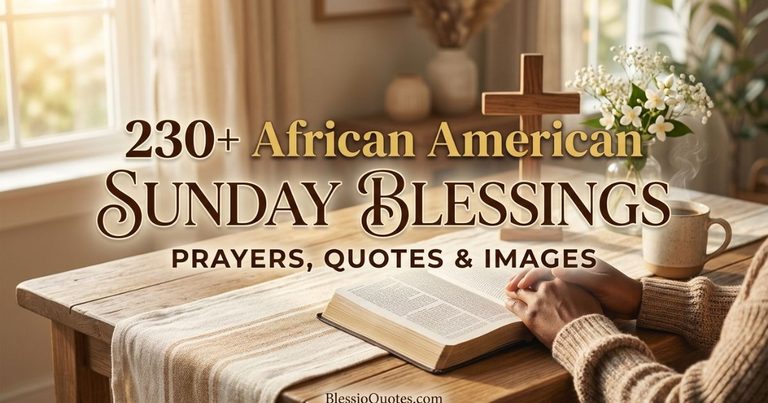230+ African American Sunday Blessings: Prayers, Quotes & Images