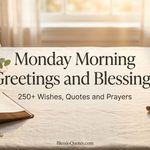 Monday Morning Greetings and Blessings