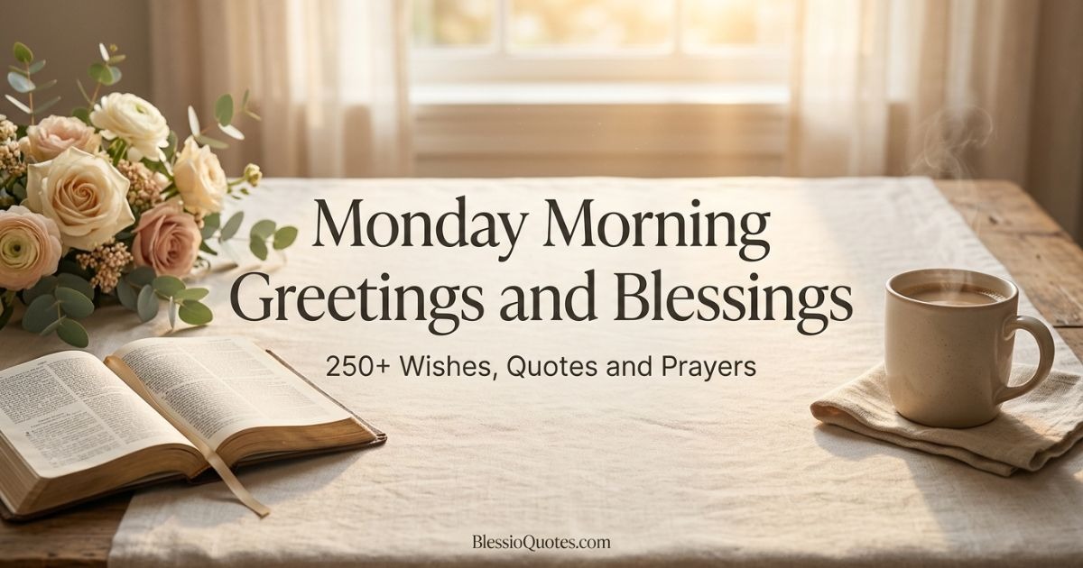 Monday Morning Greetings and Blessings