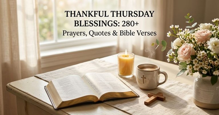 Thankful Thursday Blessings: 280+ Prayers, Quotes & Bible Verses