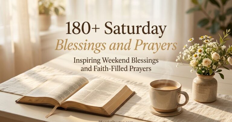 Saturday Blessings and Prayers